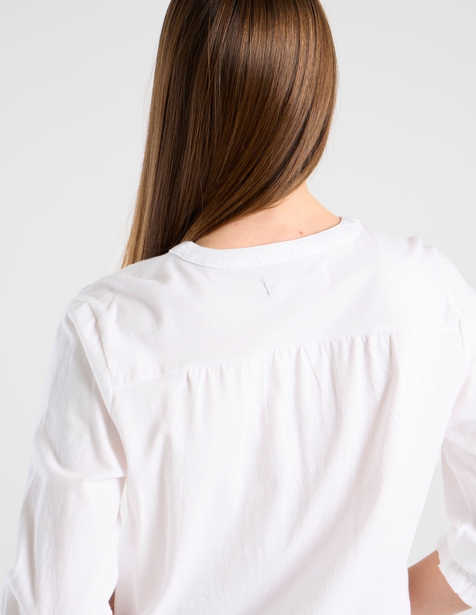 Blusa manga 3/4 para mujer 5