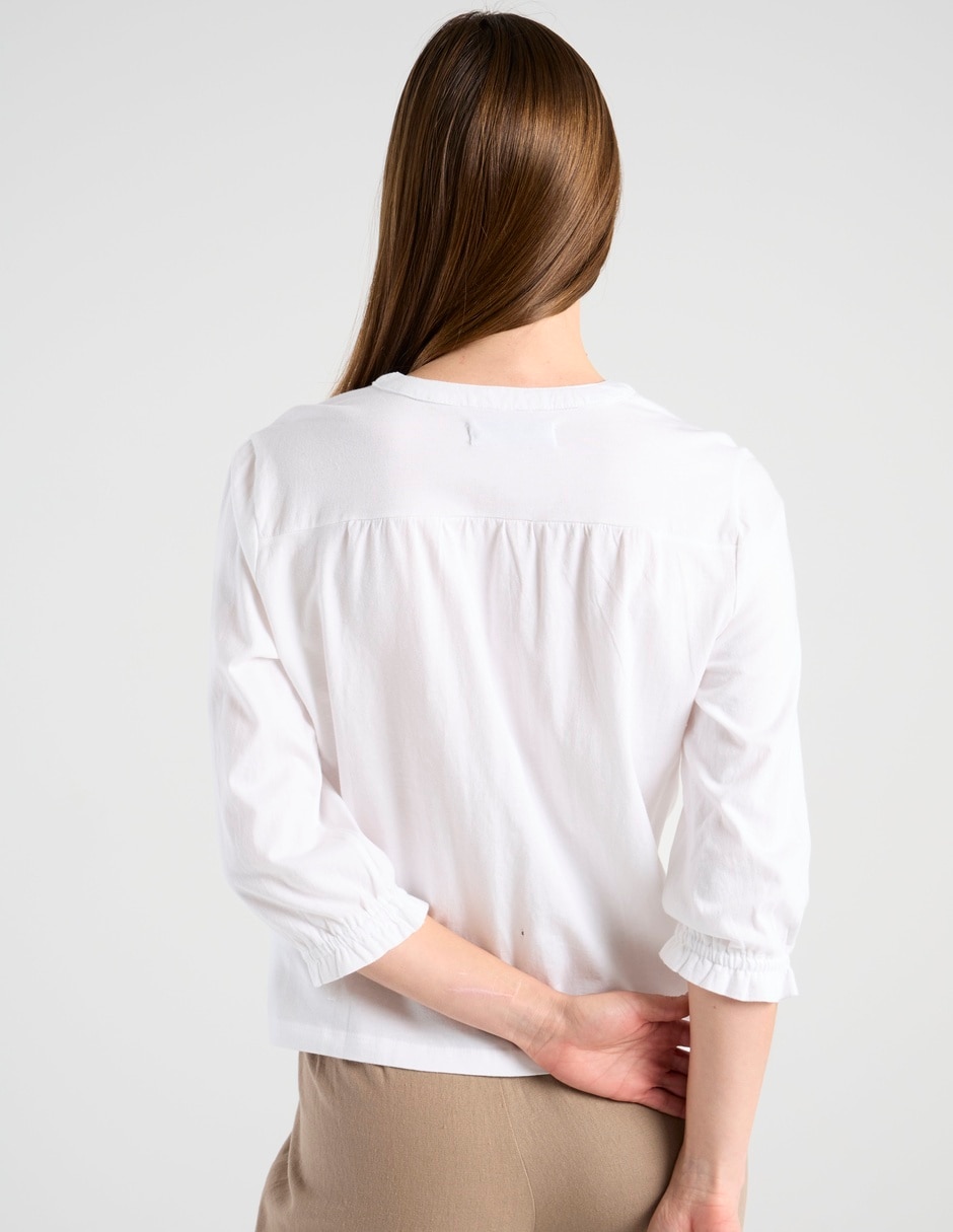 Blusa manga 3/4 para mujer 6