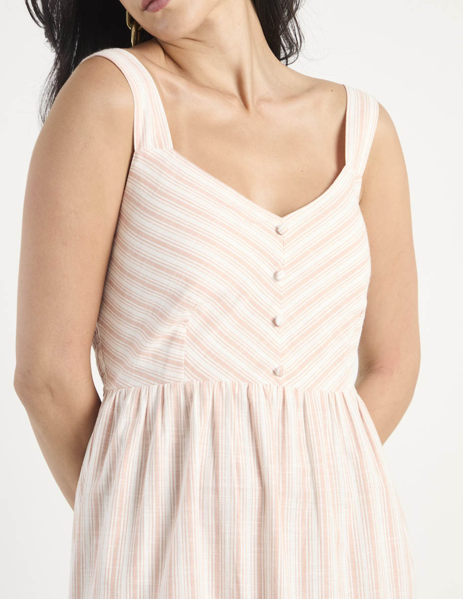 Vestido midi casual para mujer