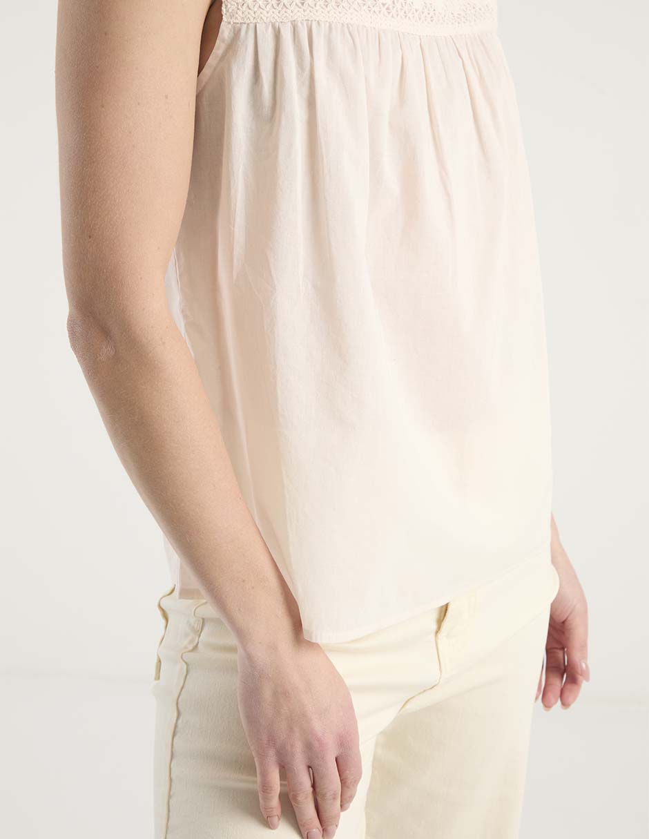 Top cuello cuadrado tirante ancho 5