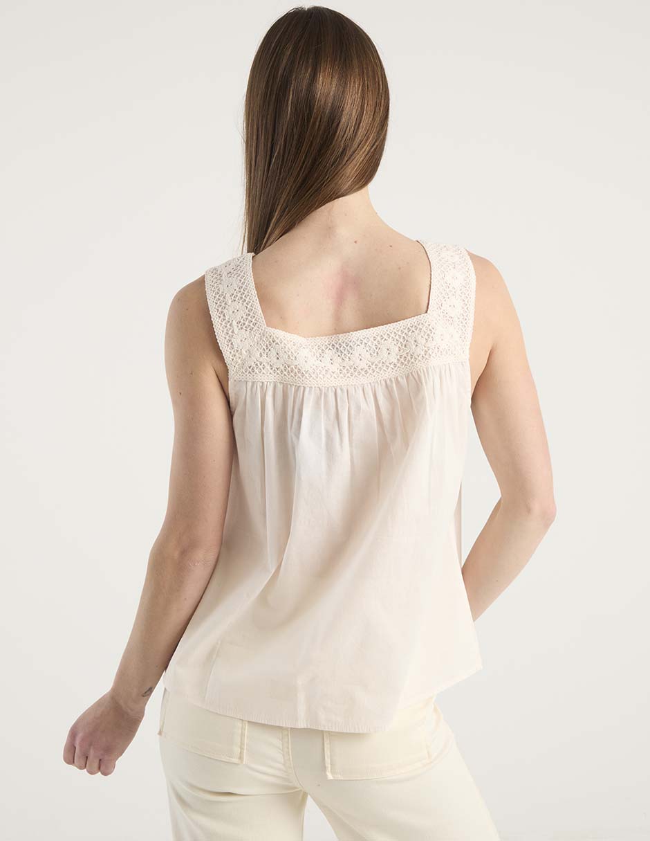 Top cuello cuadrado tirante ancho 6