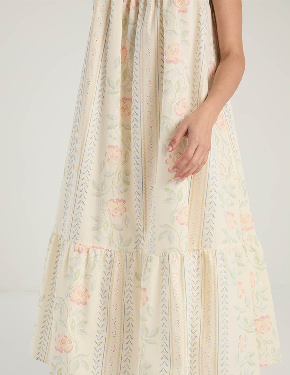 Vestido largo casual para mujer