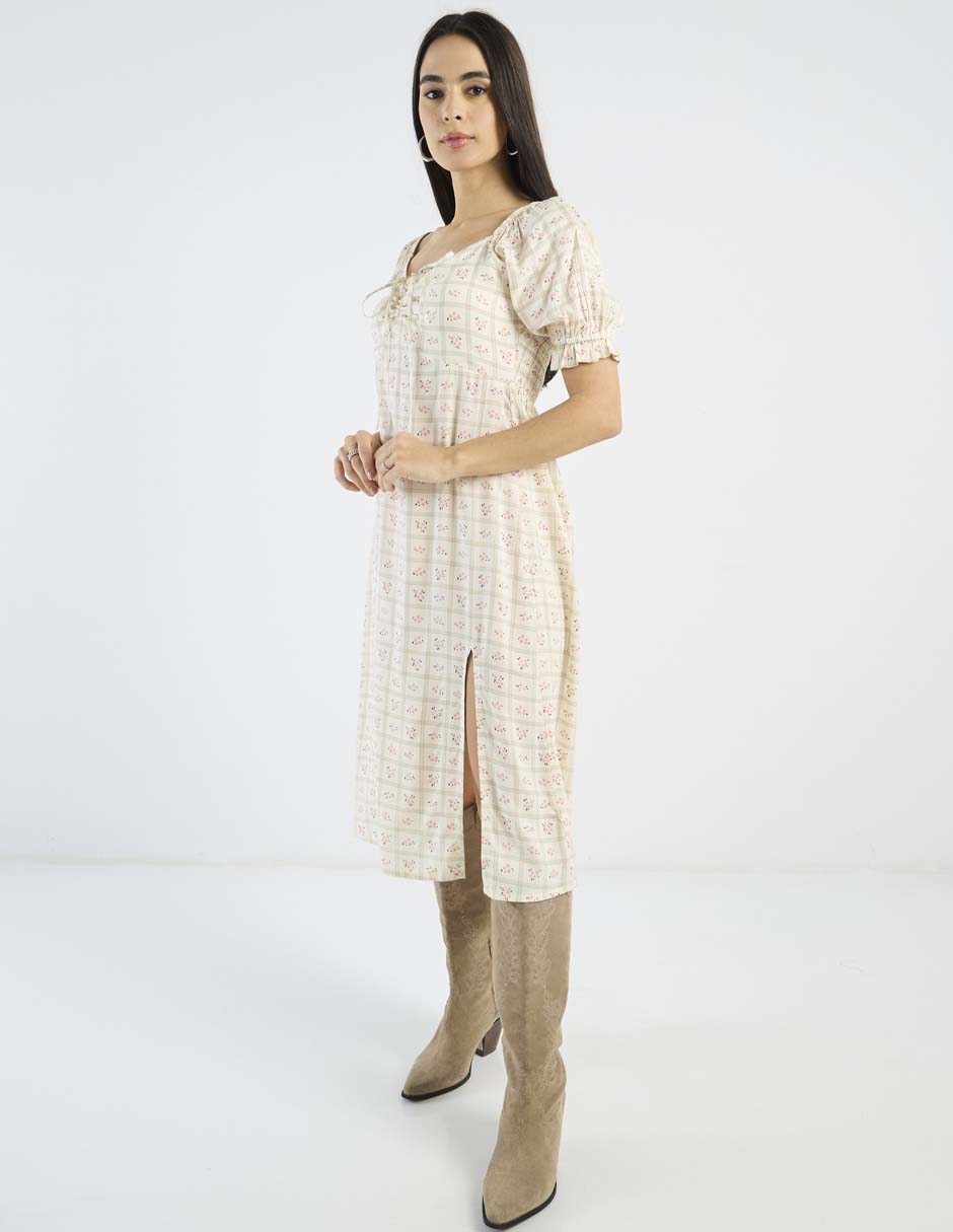 Vestido midi casual para mujer