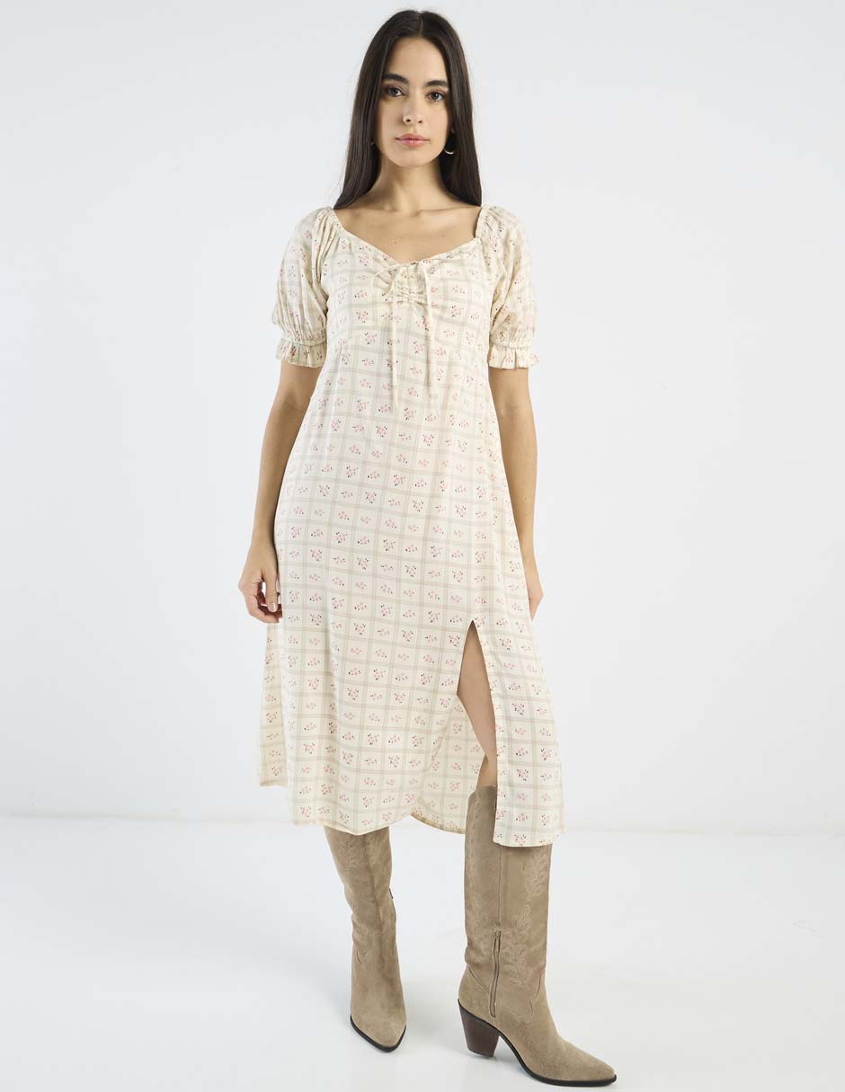 Vestido midi casual para mujer