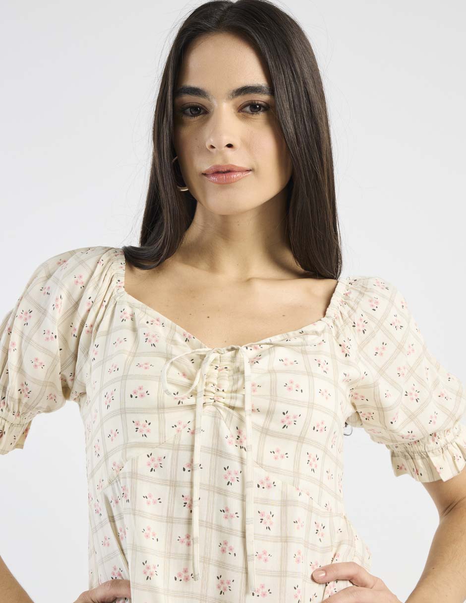 Vestido midi casual para mujer
