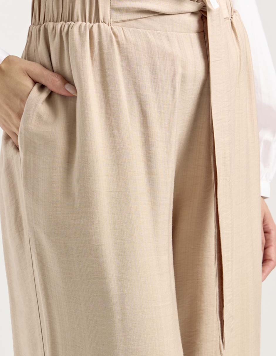 Pantalón coulotte amplio para mujer 2