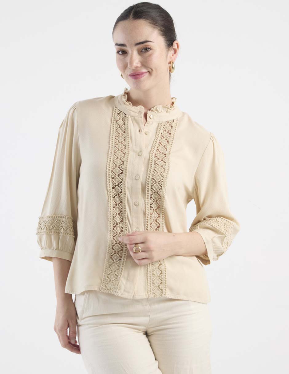 Blusa manga 3/4 para mujer 1