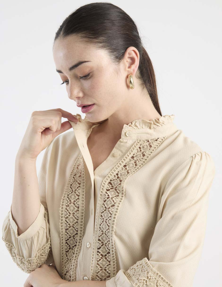 Blusa manga 3/4 para mujer 4