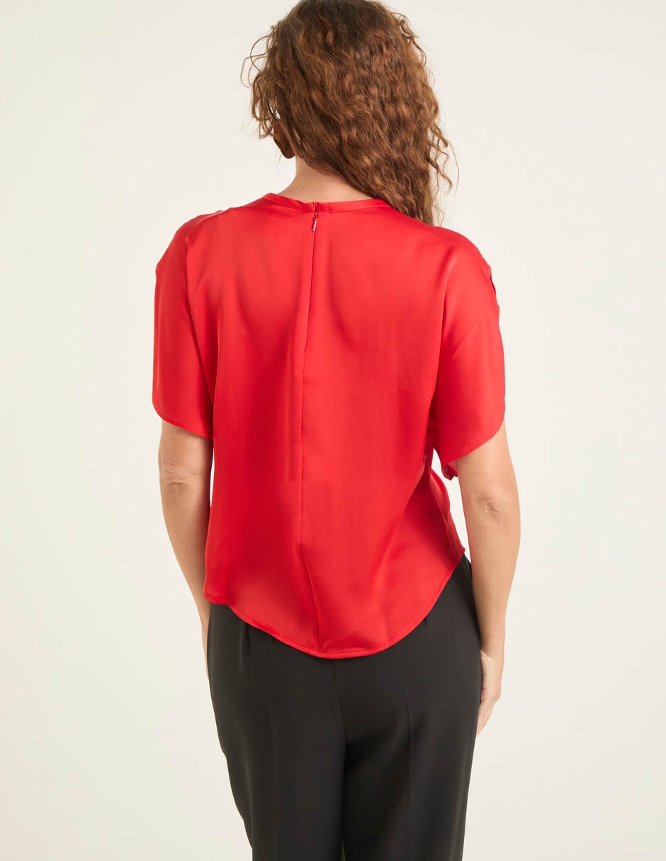 Blusa Liz& manga corta para mujer 5