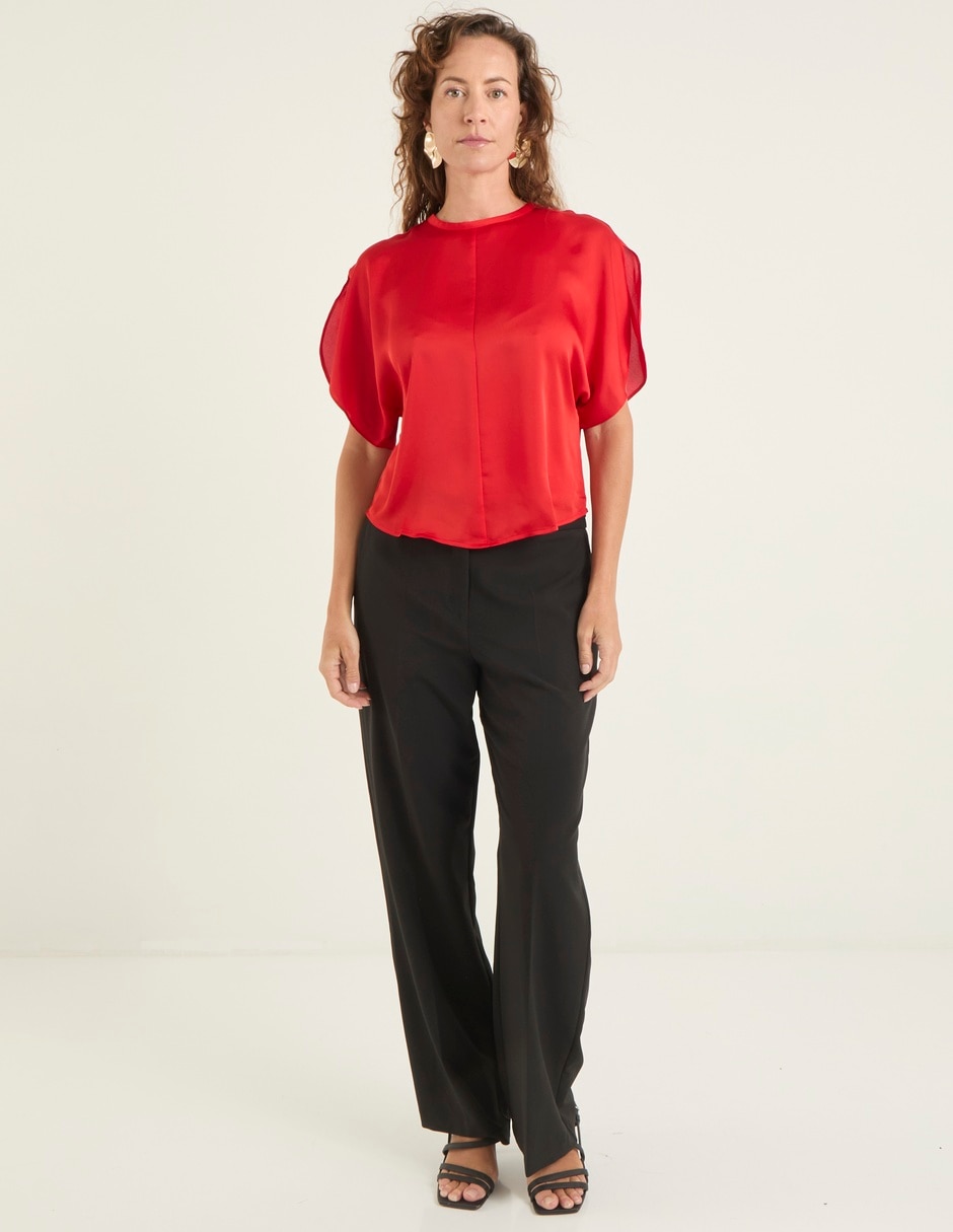 Blusa Liz& manga corta para mujer 6