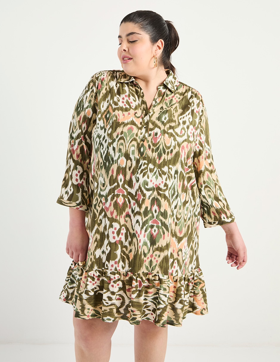 Vestido a la rodilla casual Weekend Plus para mujer