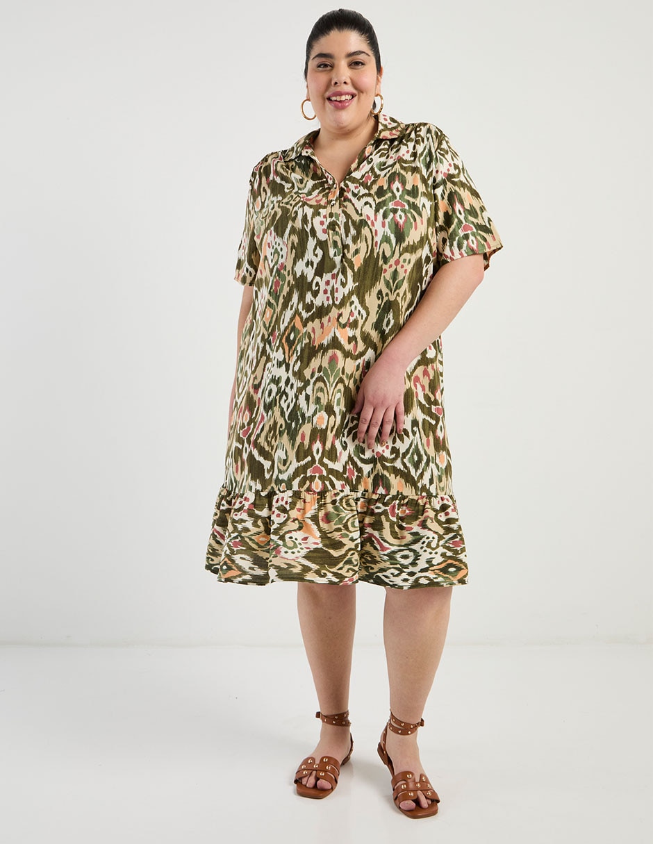 Vestido a la rodilla casual Weekend Plus para mujer