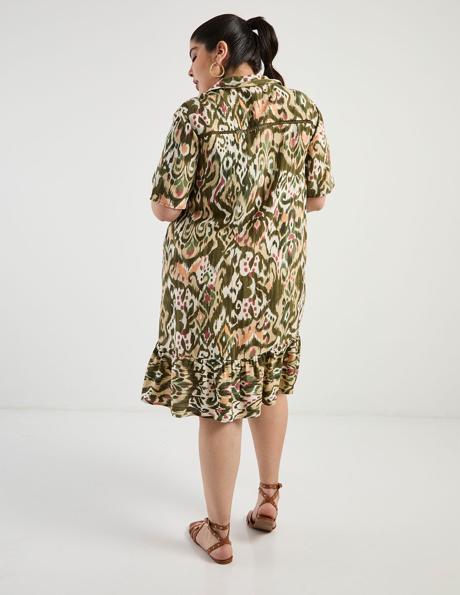 Vestido a la rodilla casual Weekend Plus para mujer