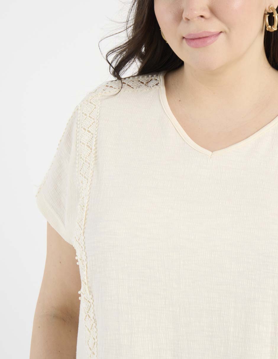Blusa manga corta para mujer 9