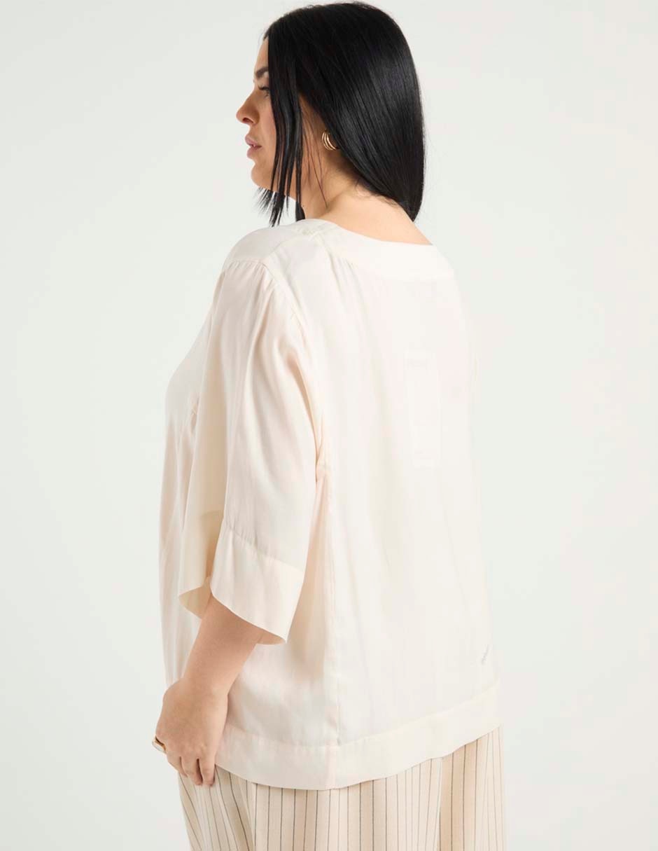 Blusa Weekend Plus manga 3/4 para mujer