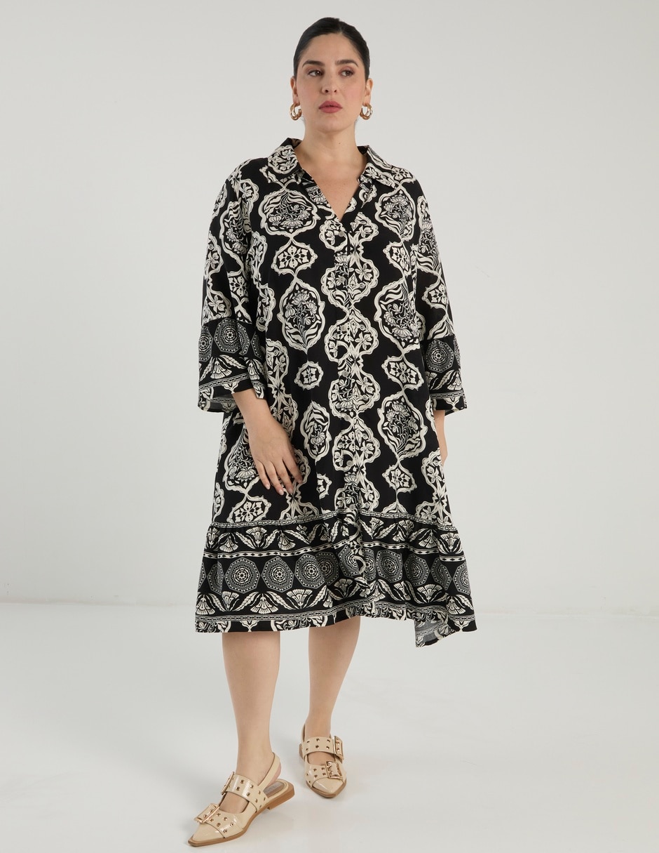 Vestido midi casual para mujer