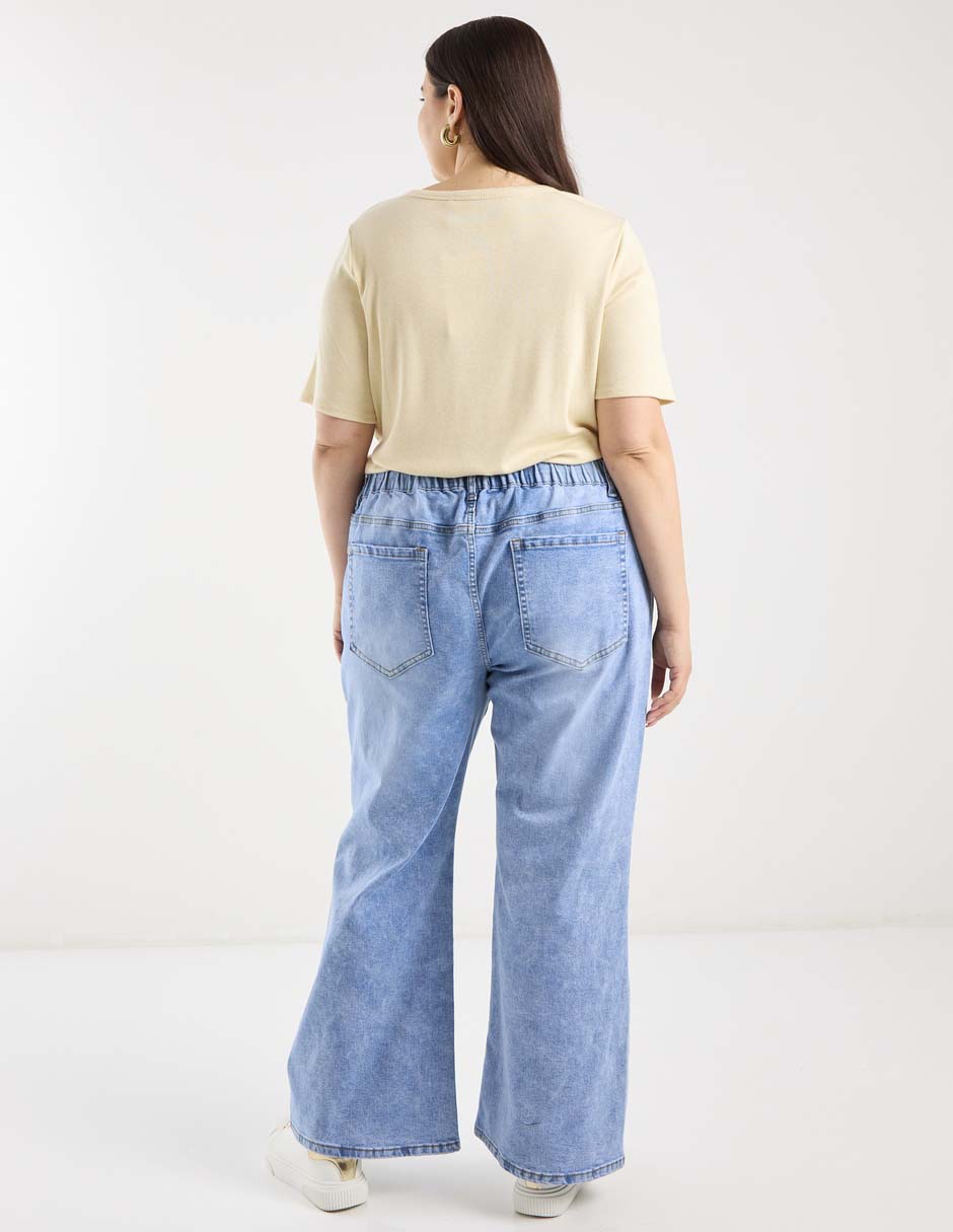 Jeans amplio para mujer 6