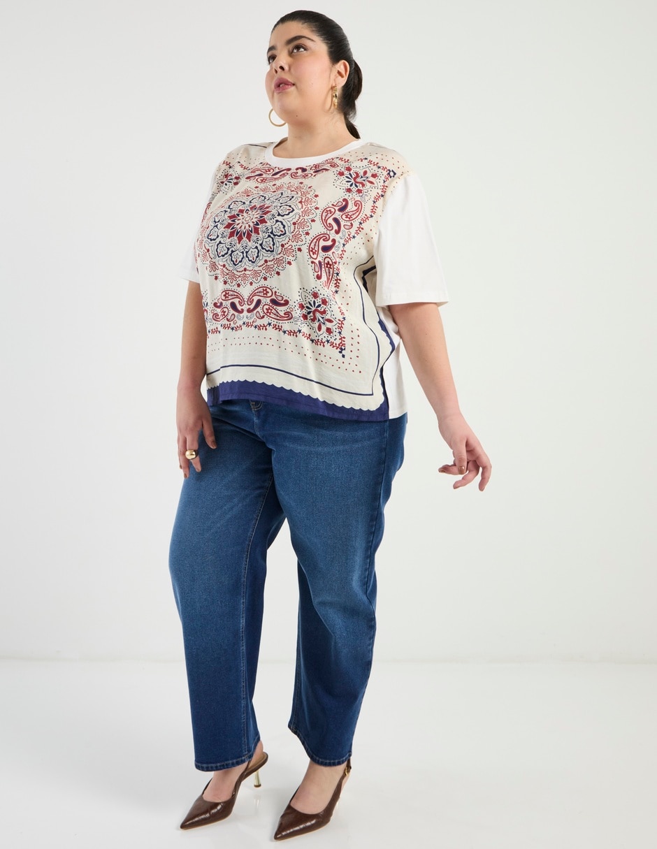 Blusa manga corta para mujer 8