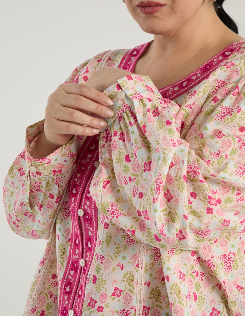 Blusa manga larga para mujer 10