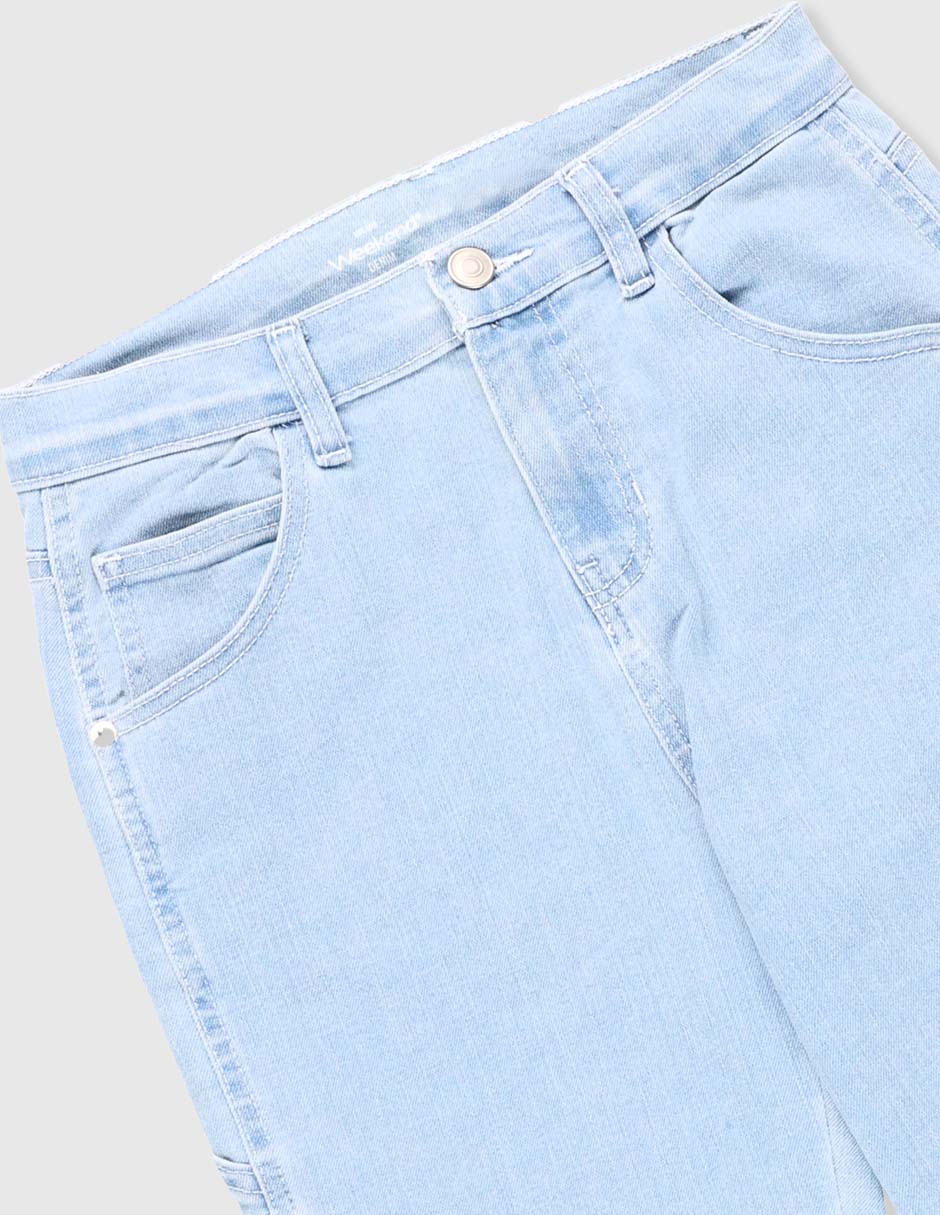 Jeans slim Weekend lavado claro para niño