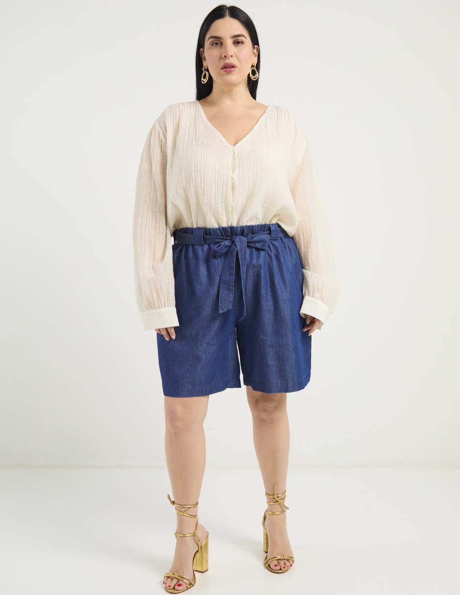 Blusa manga larga para mujer 9
