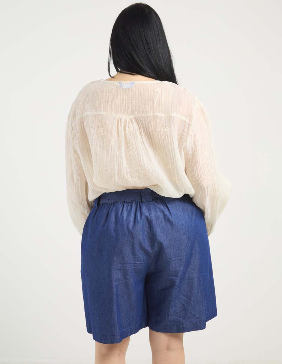Blusa manga larga para mujer 12