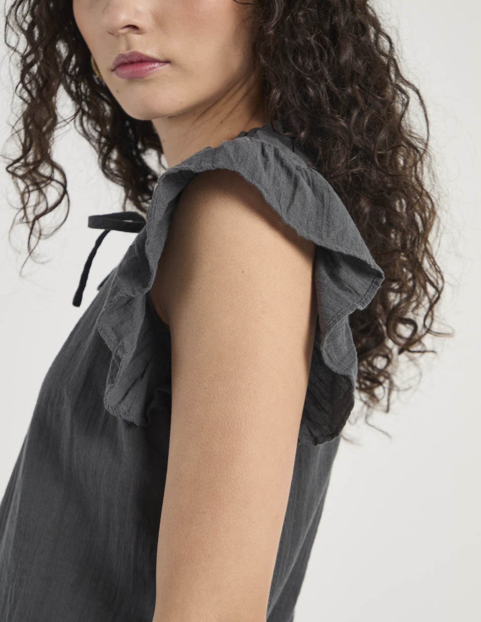 Blusa Week by Weekend manga corta para mujer