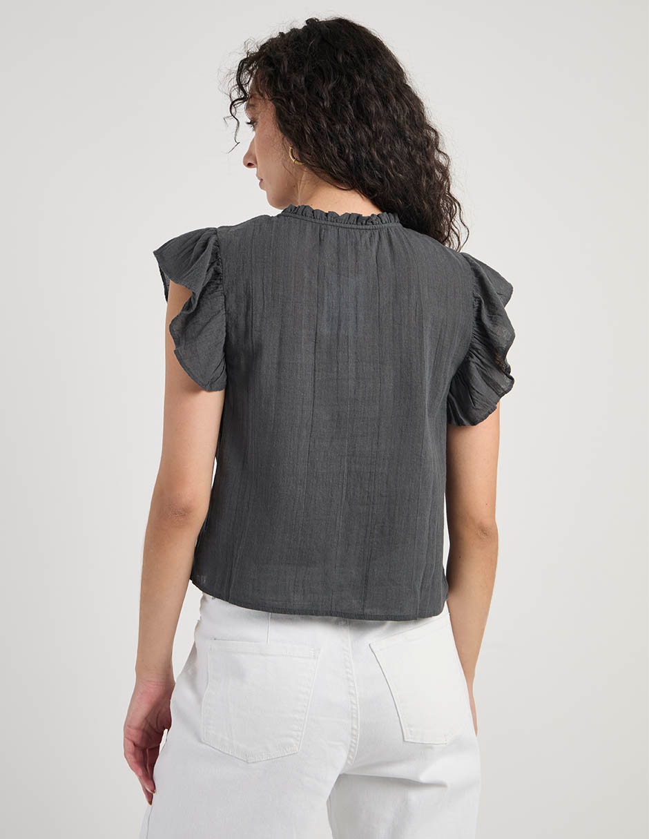 Blusa Week by Weekend manga corta para mujer
