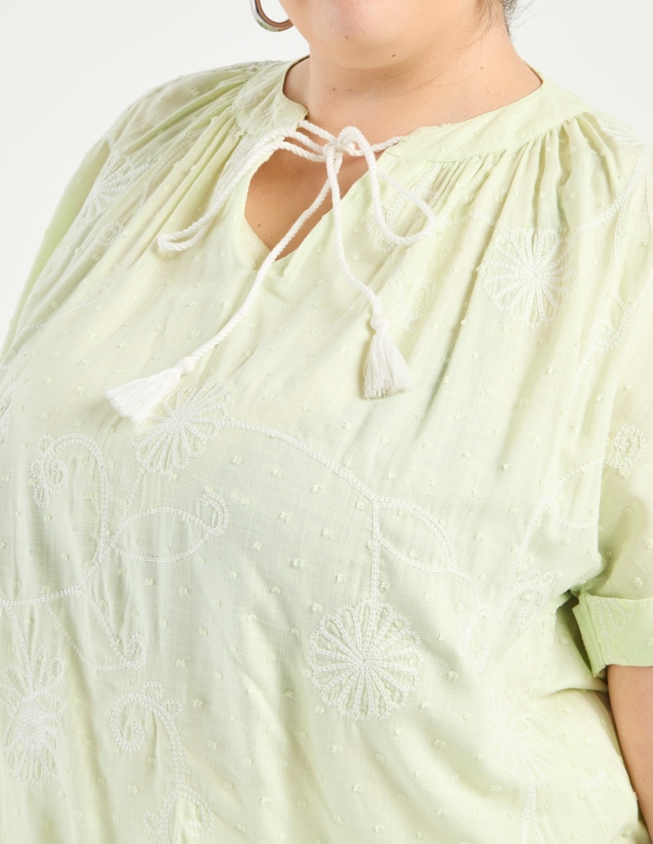 Blusa Weekend Plus manga corta para mujer 9