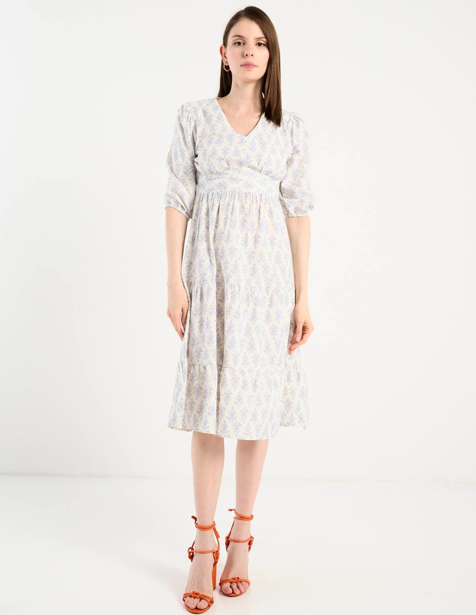 Vestido midi casual para mujer Vestido midi casual para mujer
