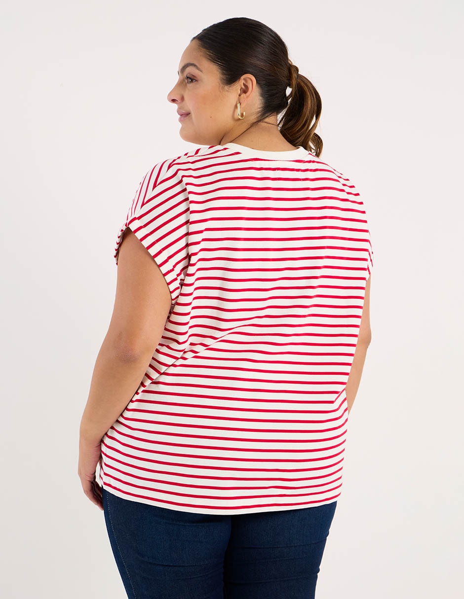 Playera manga corta Weekend Plus cuello redondo para mujer 3
