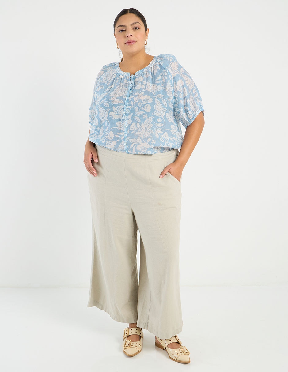 Blusa manga al codo para mujer 5