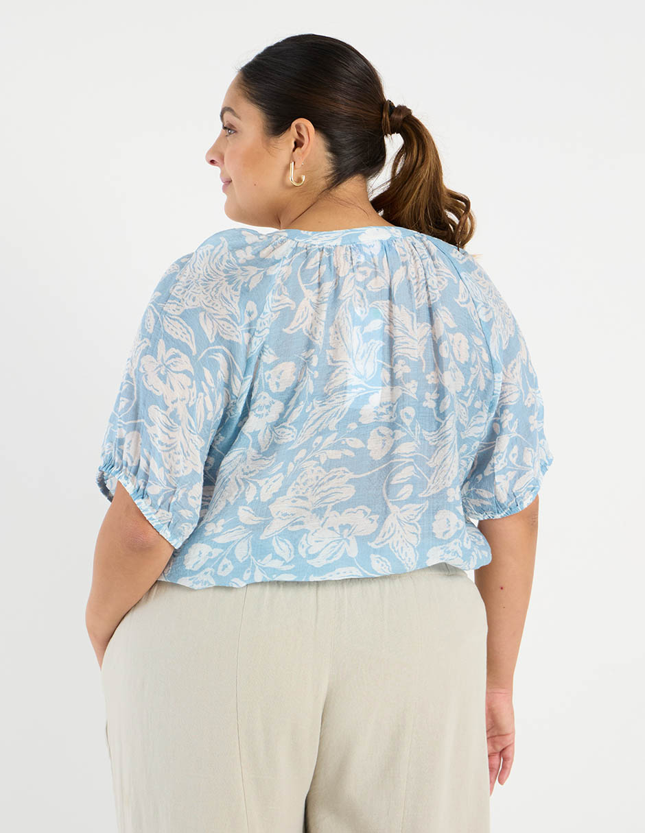Blusa manga al codo para mujer 6