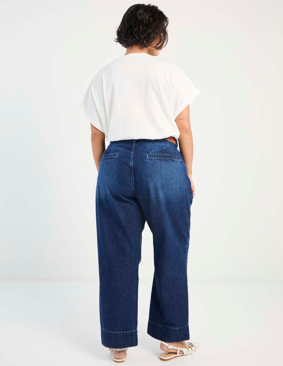 Jeans amplio para mujer 4