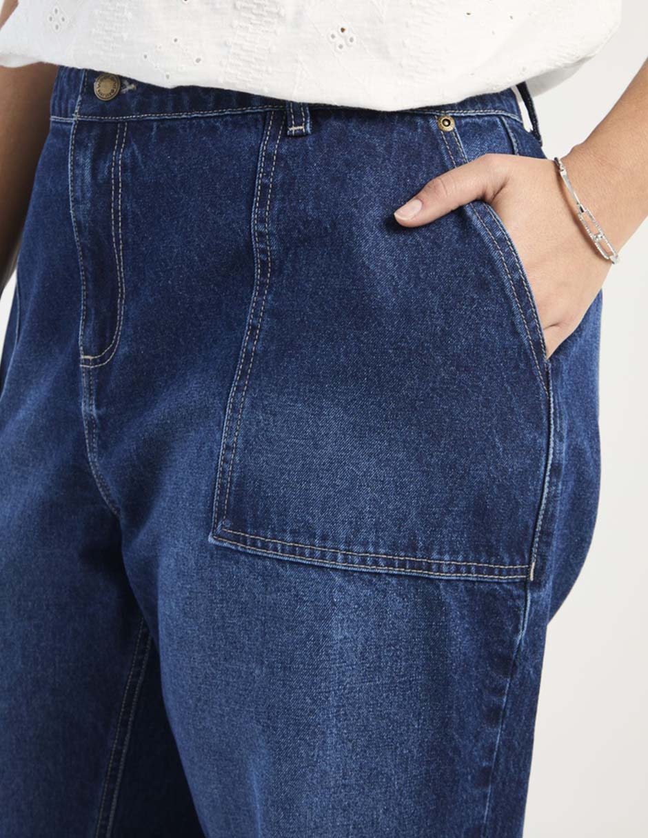 Jeans amplio para mujer 2