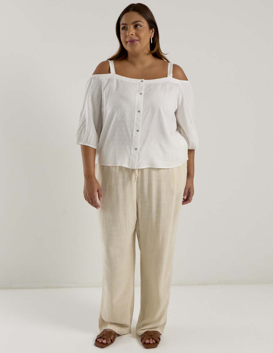 Pantalón amplio para mujer 5