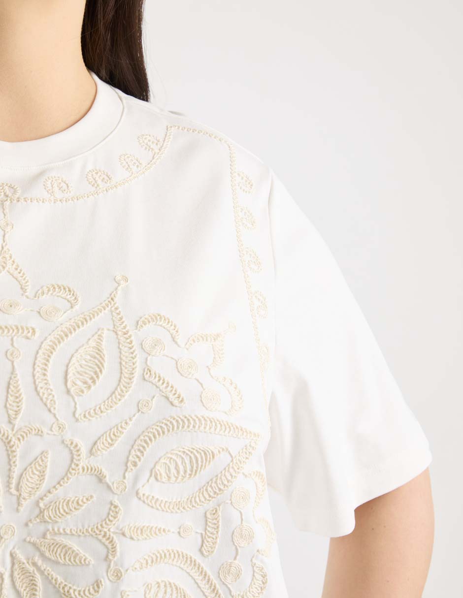Blusa manga al codo para mujer 9