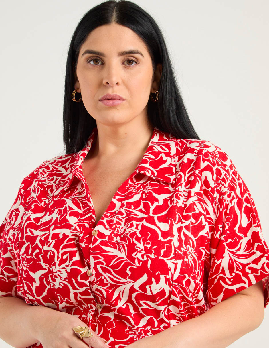 Vestido crop casual para mujer