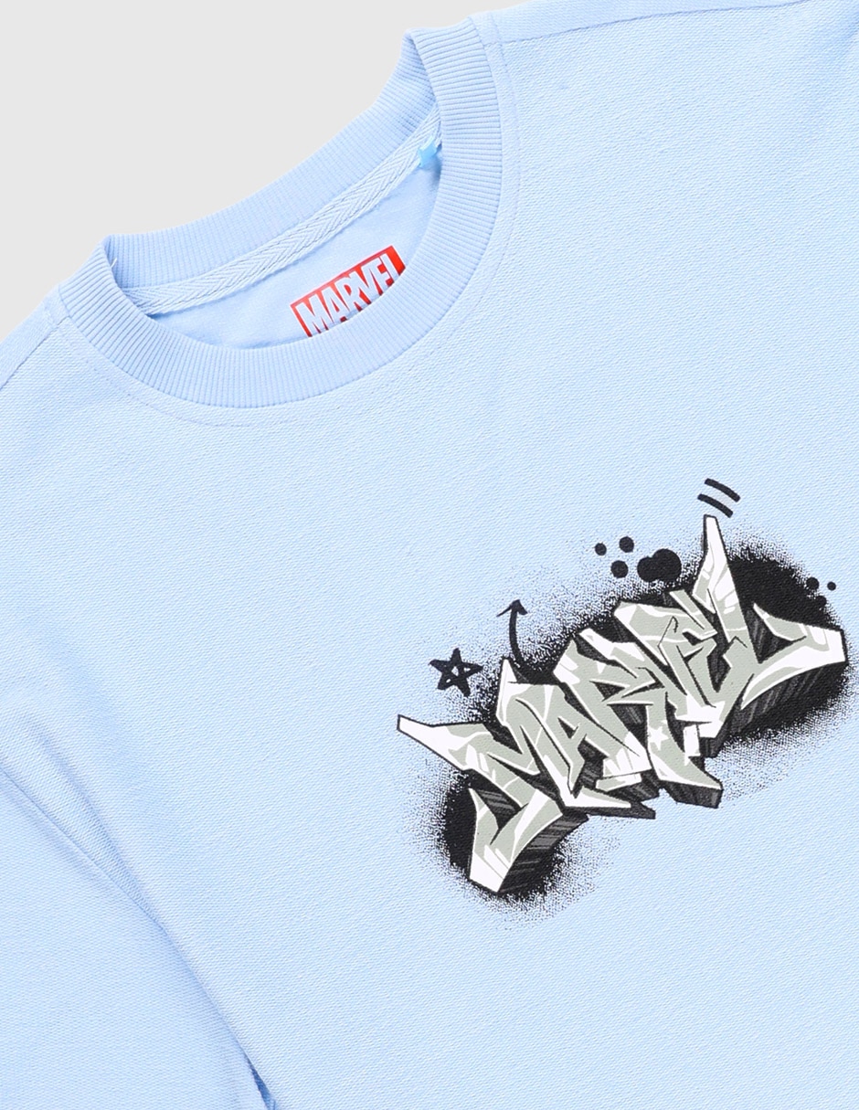 Playera Marvel Dtr Marvel manga corta para niño