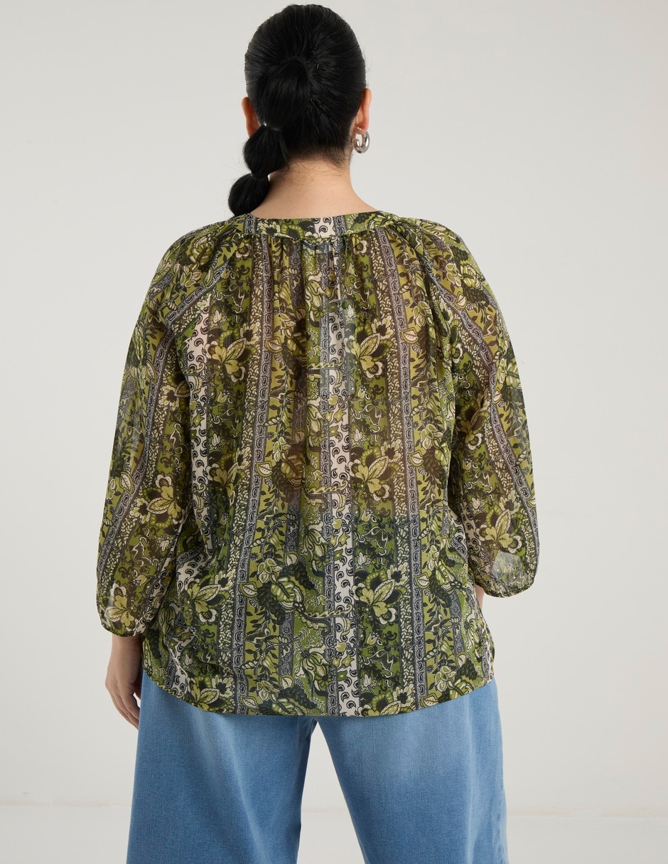 Blusa Weekend Plus manga 3/4 para mujer