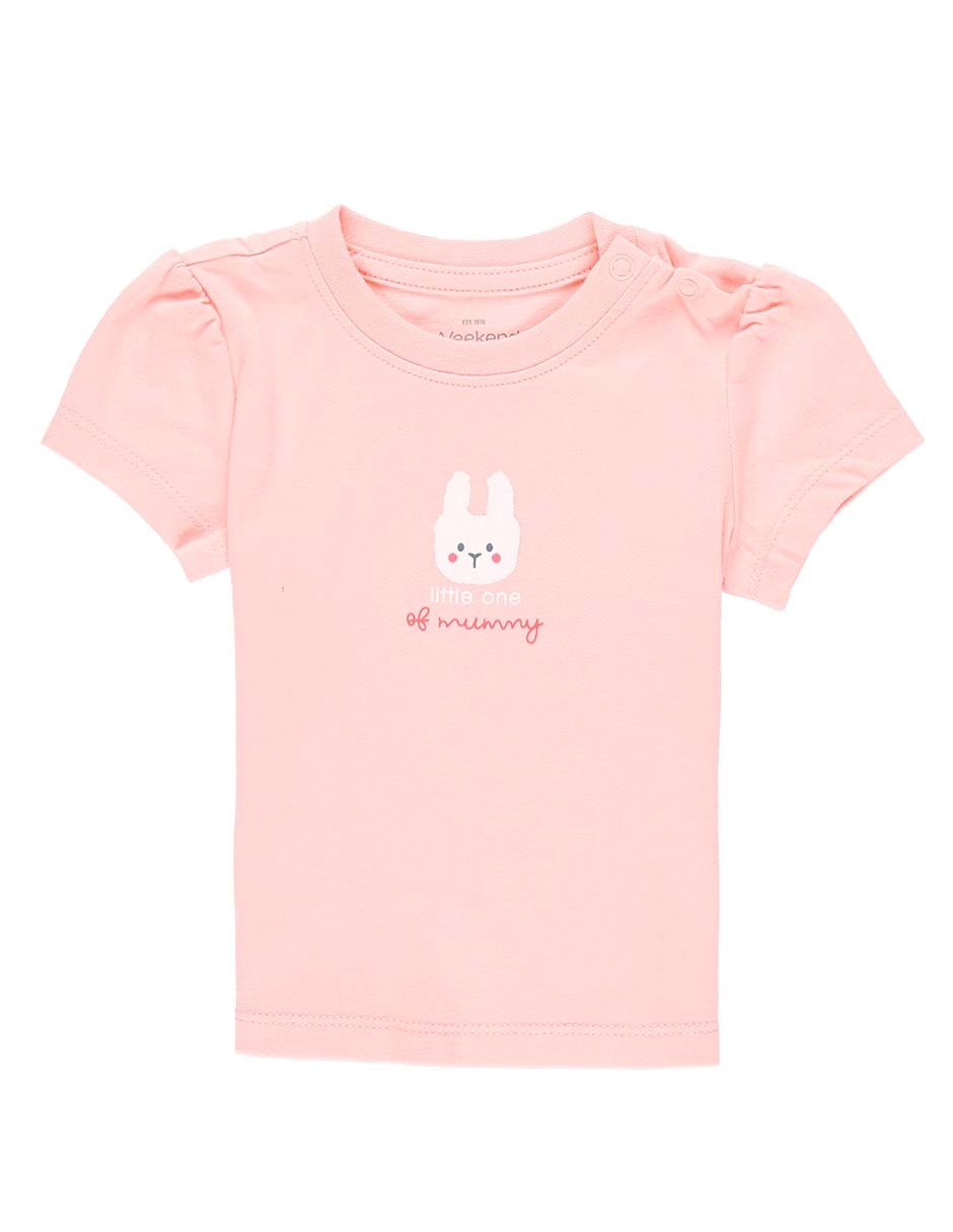 Playera de algodón para bebé niña Playera de algodón para bebé niña