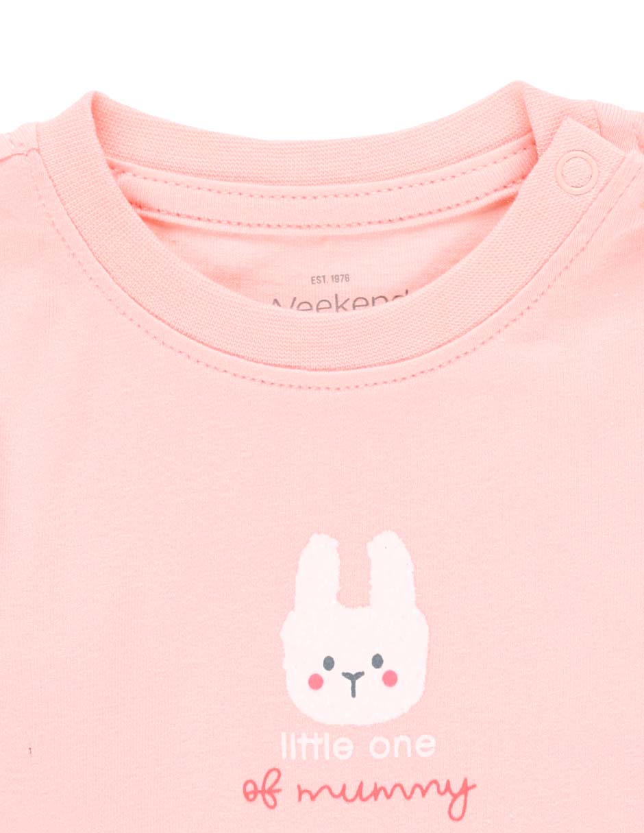 Playera de algodón para bebé niña 3