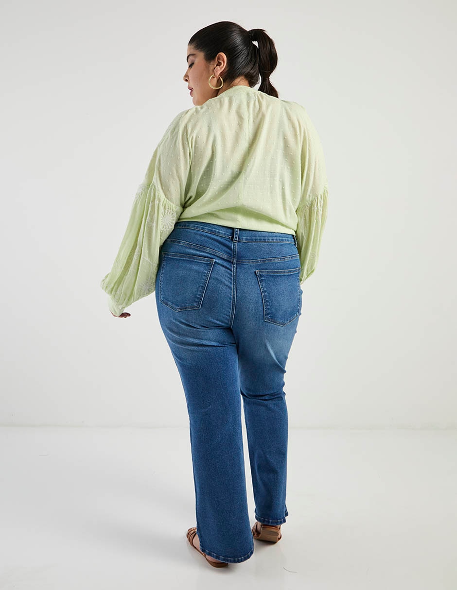 Jeans amplio para mujer 6