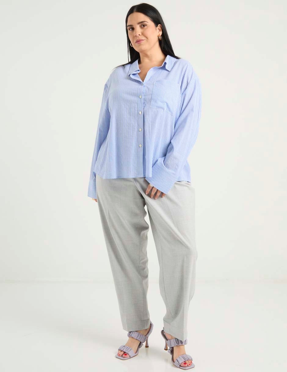 Blusa Weekend Plus manga larga para mujer