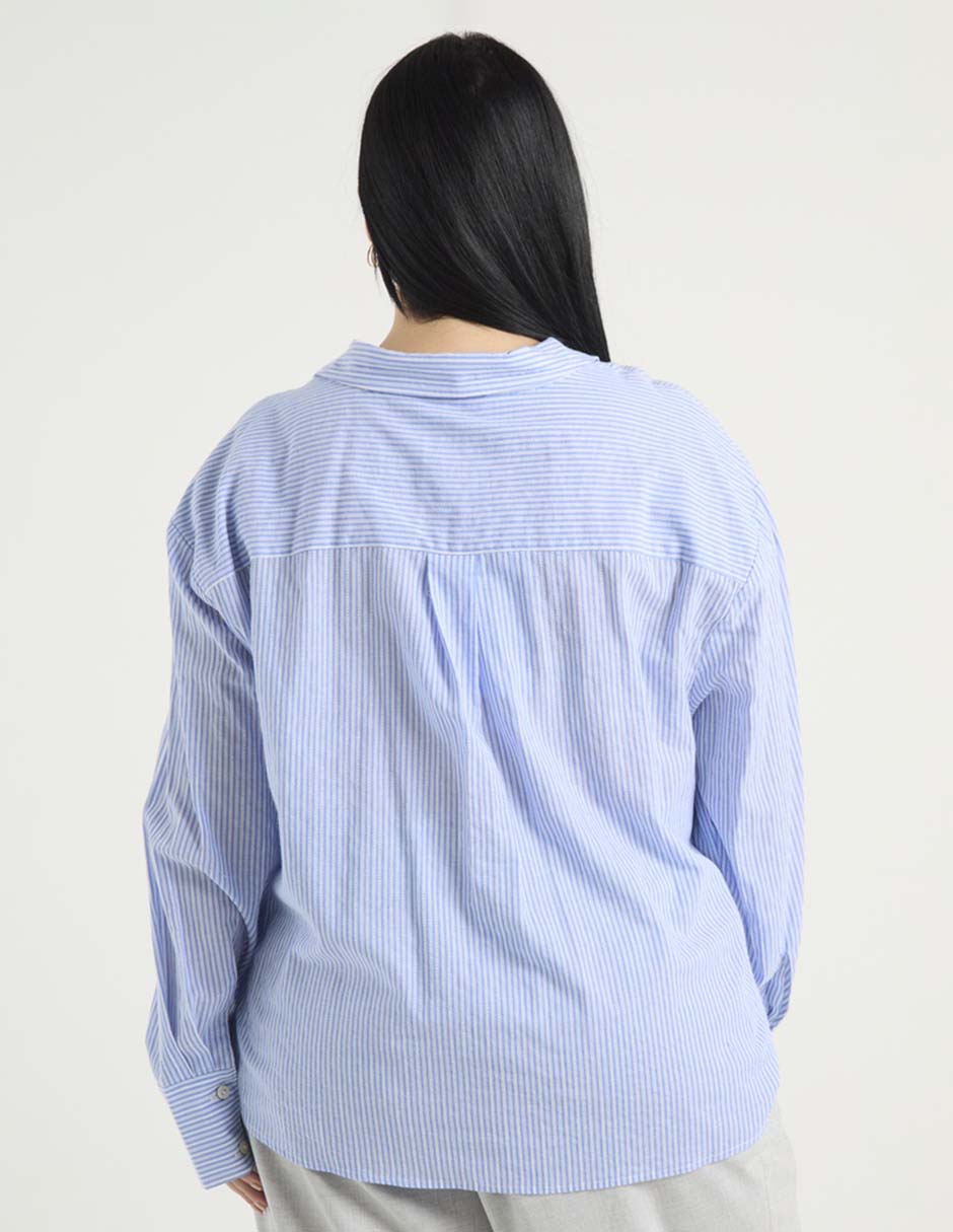 Blusa Weekend Plus manga larga para mujer