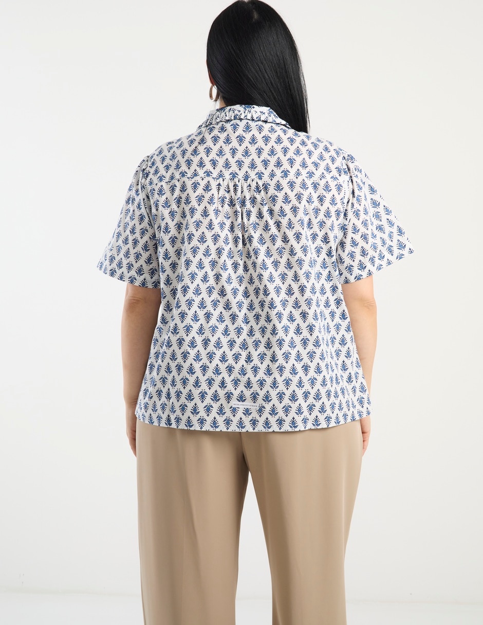 Blusa manga corta para mujer 5
