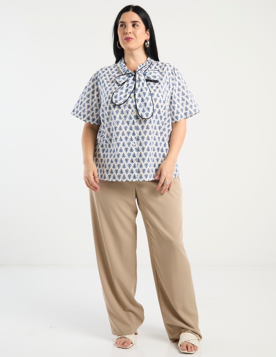 Blusa manga corta para mujer 6