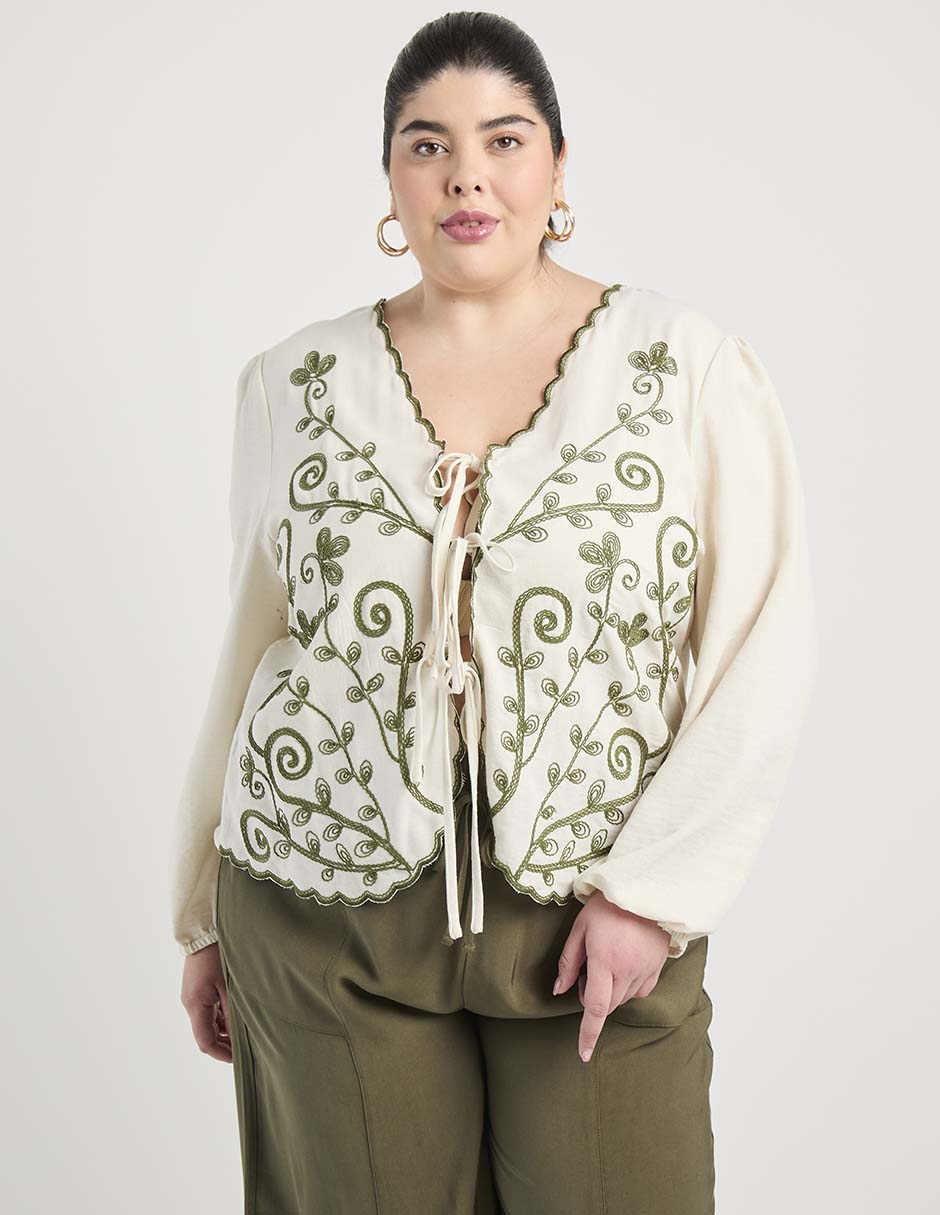 Blusa Petite Studio manga larga para mujer
