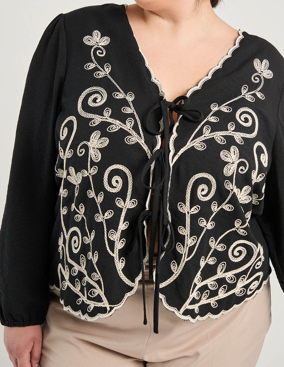 Blusa Petite Studio manga larga para mujer 3