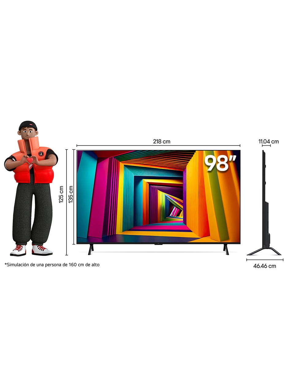 Pantalla Lg UHD de 98 pulgadas 4K/UHD 98UT9050PSA con WebOS